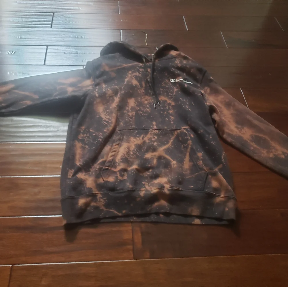 Custom Champion Tie Dye Hoodie